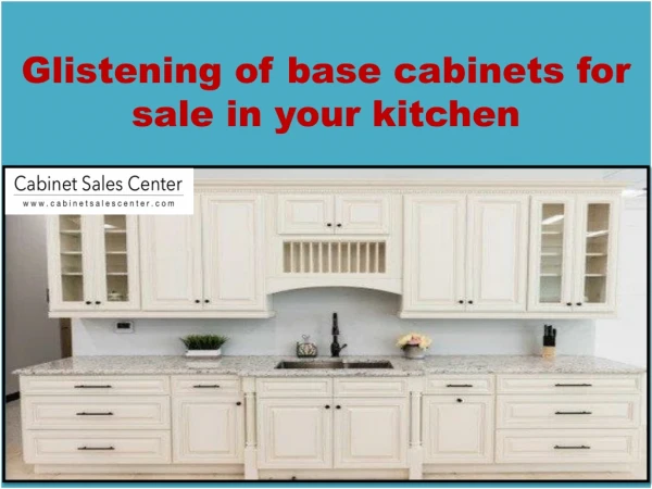 Base Cabinets for sale - Cabinet Sales Center