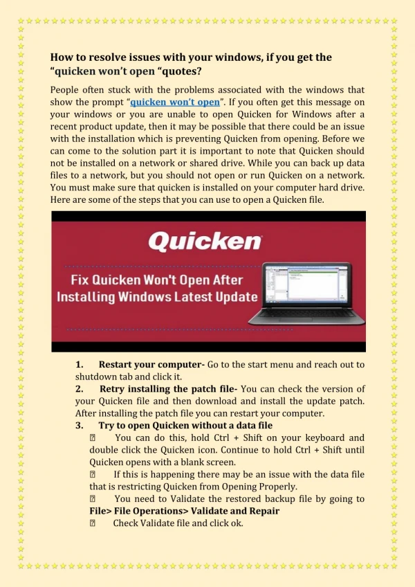 how to resolve issues with your windows