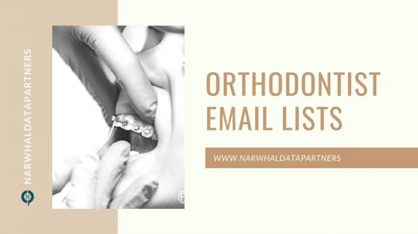 Orthodontist Email List in USA