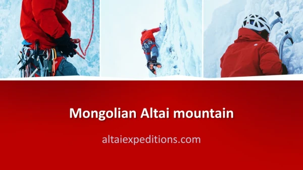Mongolian Altai mountain