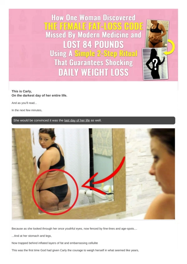 Weight Loss Lose 84 Pounds A Simple 2 Step Ritual That Guarantees Shocking Daily Weight Loss