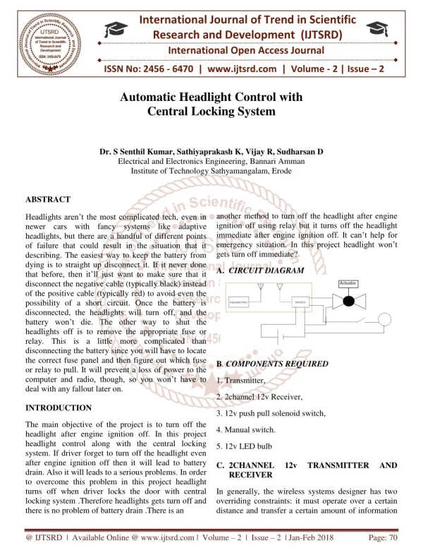 international journal of trend in scientific