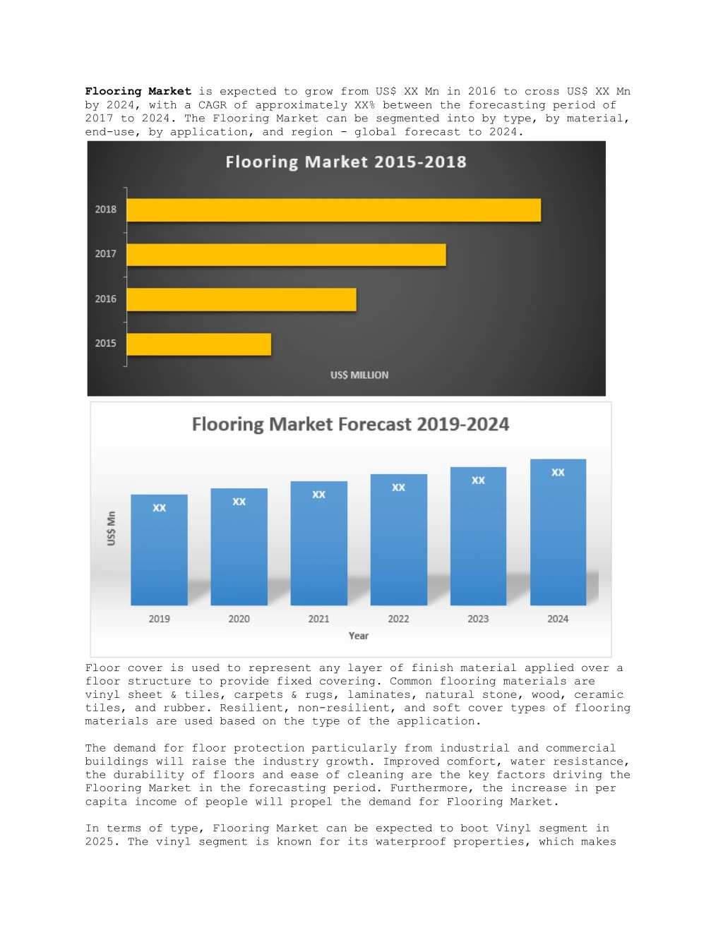 flooring market is expected to grow from