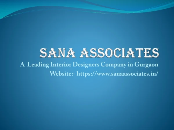 Best Interior Designers Company in Gurgaon