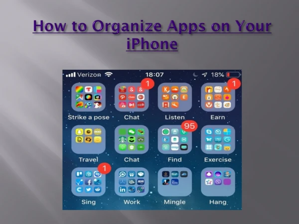 How to Organize Apps on Your iPhone