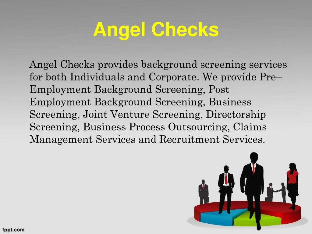 angel checks