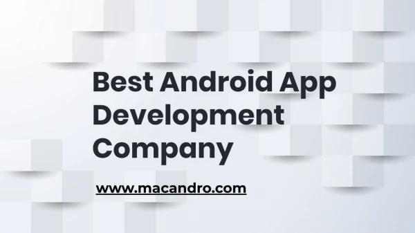best android app development company