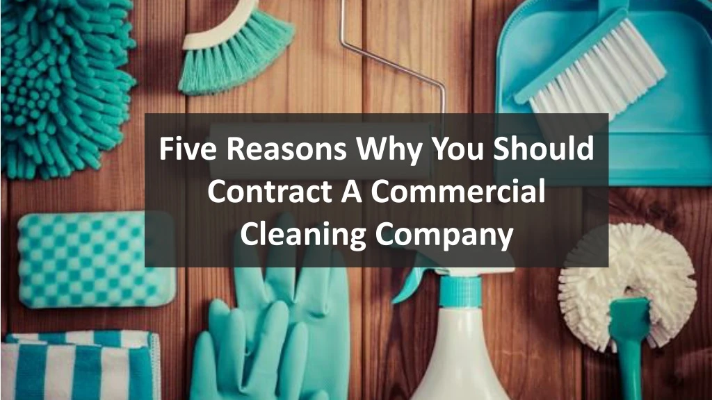 five reasons why you should contract a commercial