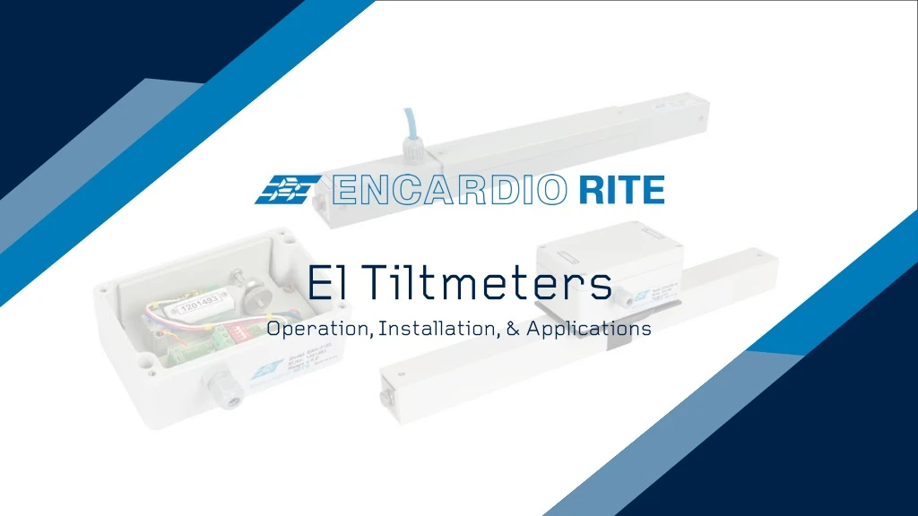 el tiltmeters operation installation applications
