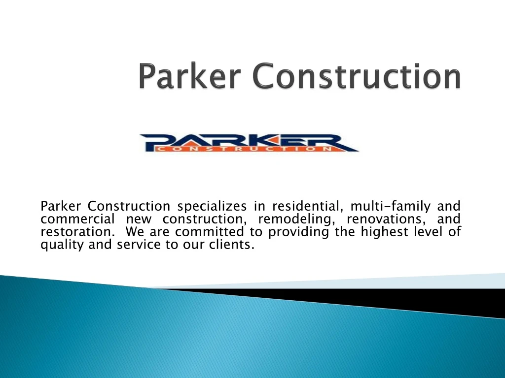 parker construction