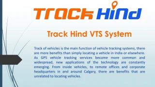 Track Hind VTS System - slide 1