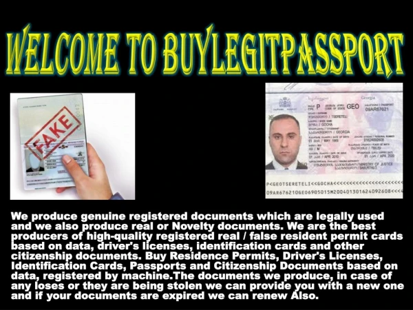 How to get real passport online
