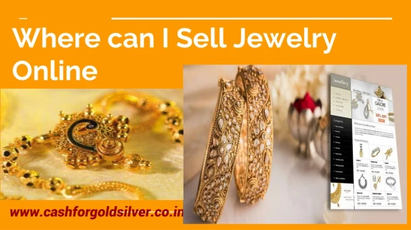 Where can I sell Jewellery online