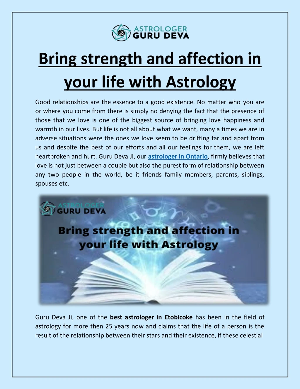 bring strength and affection in your life with
