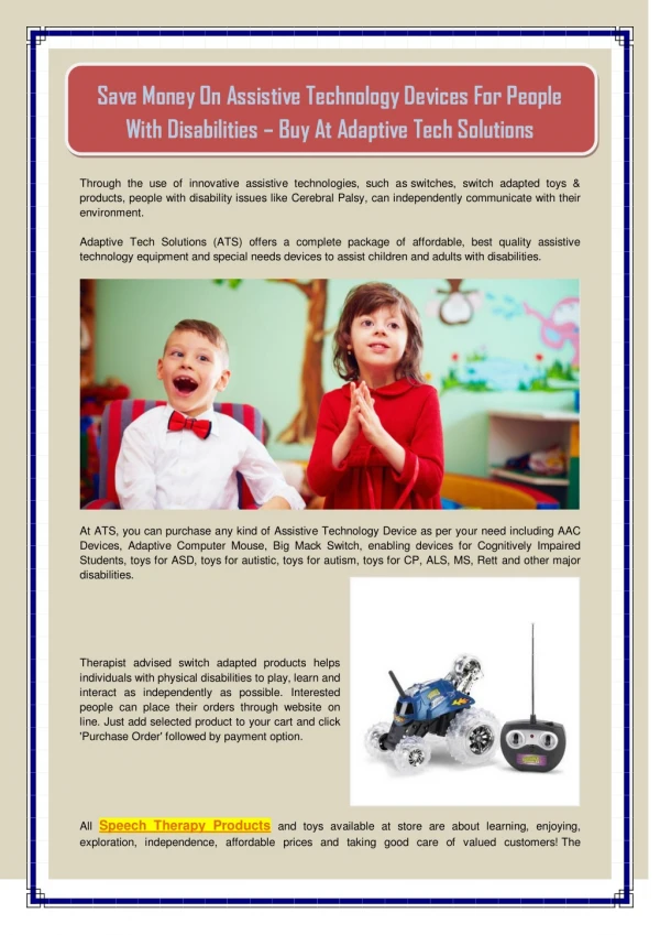 save money on assistive technology devices