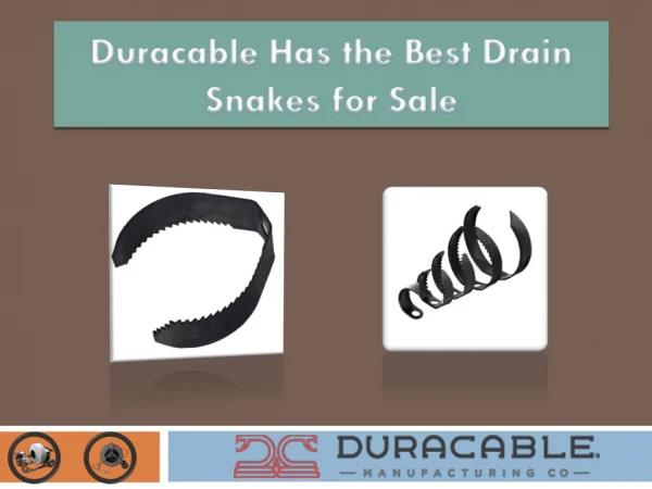 Duracable Has the Best Drain Snakes for Sale