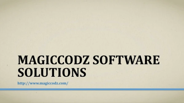 magiccodz software solutions