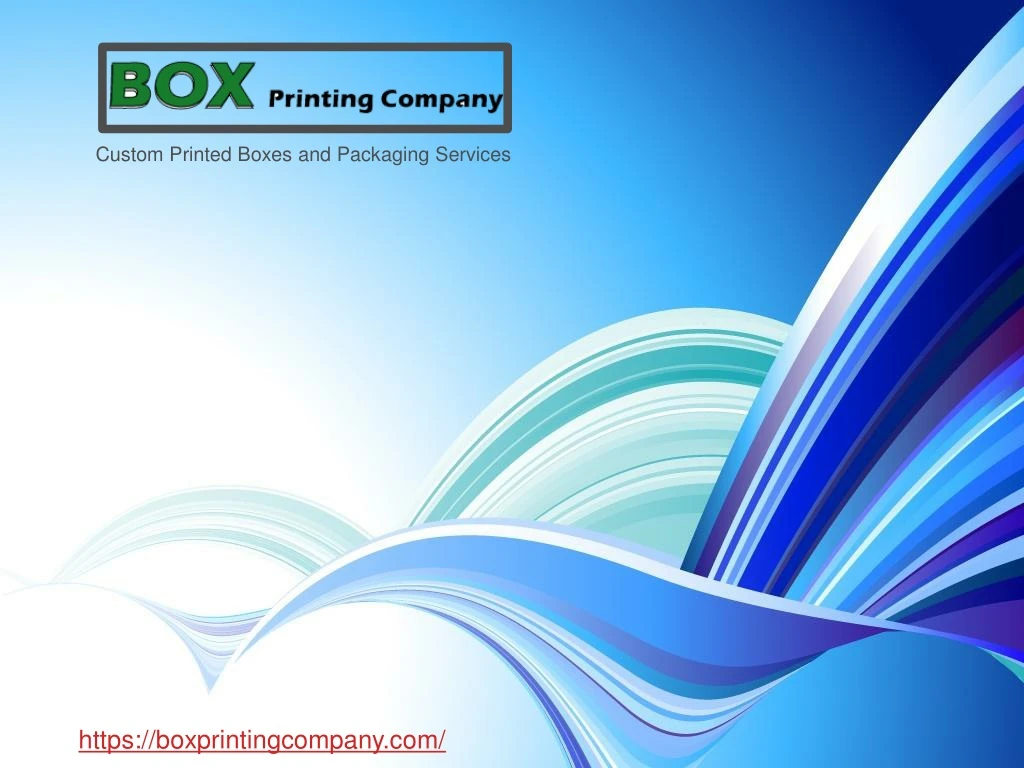 custom printed boxes and packaging services