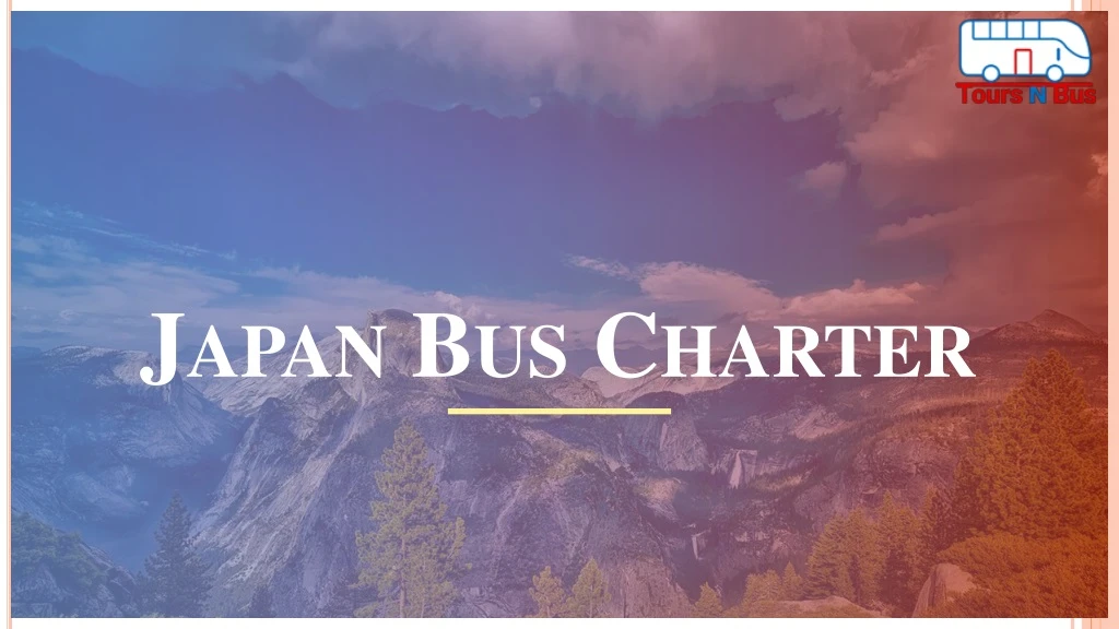 japan bus charter