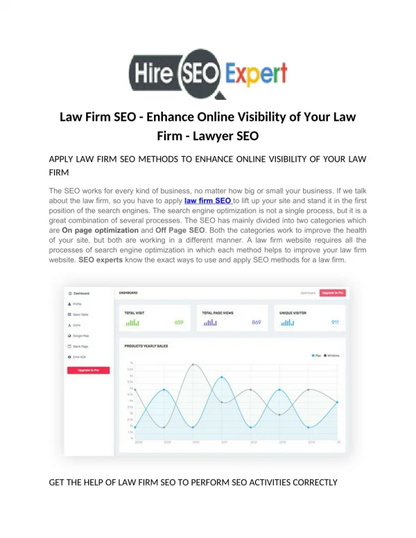 Law Firm SEO - Enhance Online Visibility of Your Law Firm - Lawyer SEO