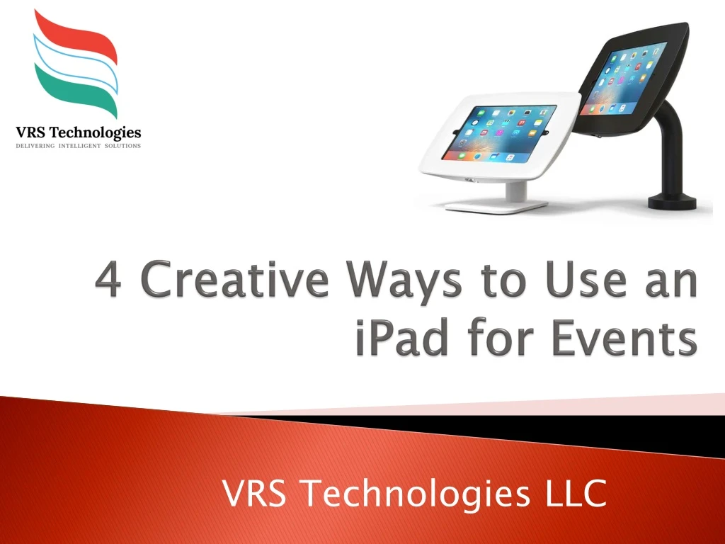 4 creative ways to use an ipad for events