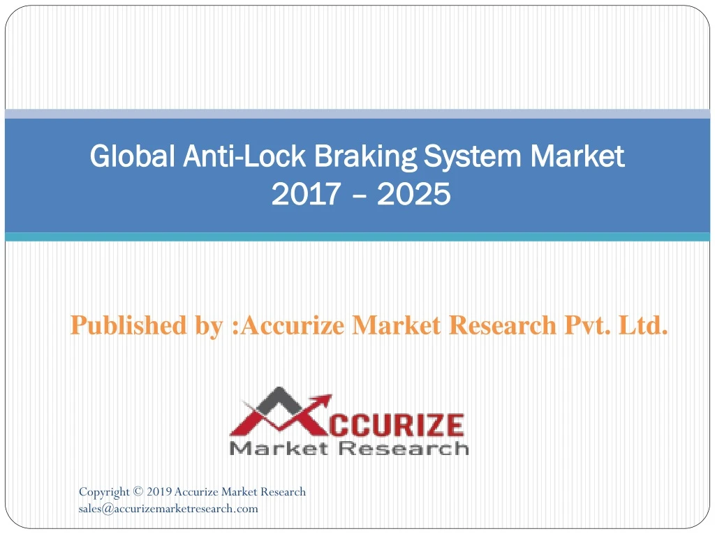 global anti lock braking system market 2017 2025
