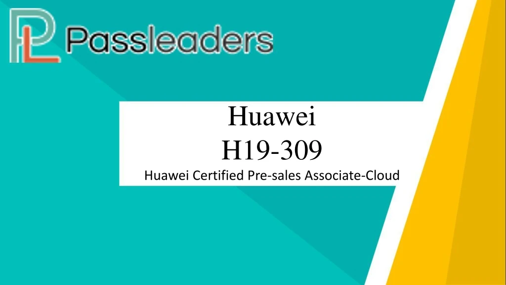 huawei h19 309 huawei certified pre sales