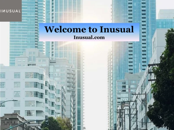 Welcome to Inusual