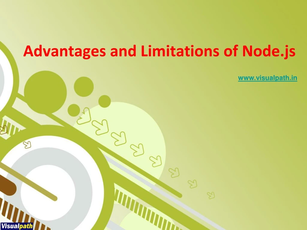 advantages and limitations of node js