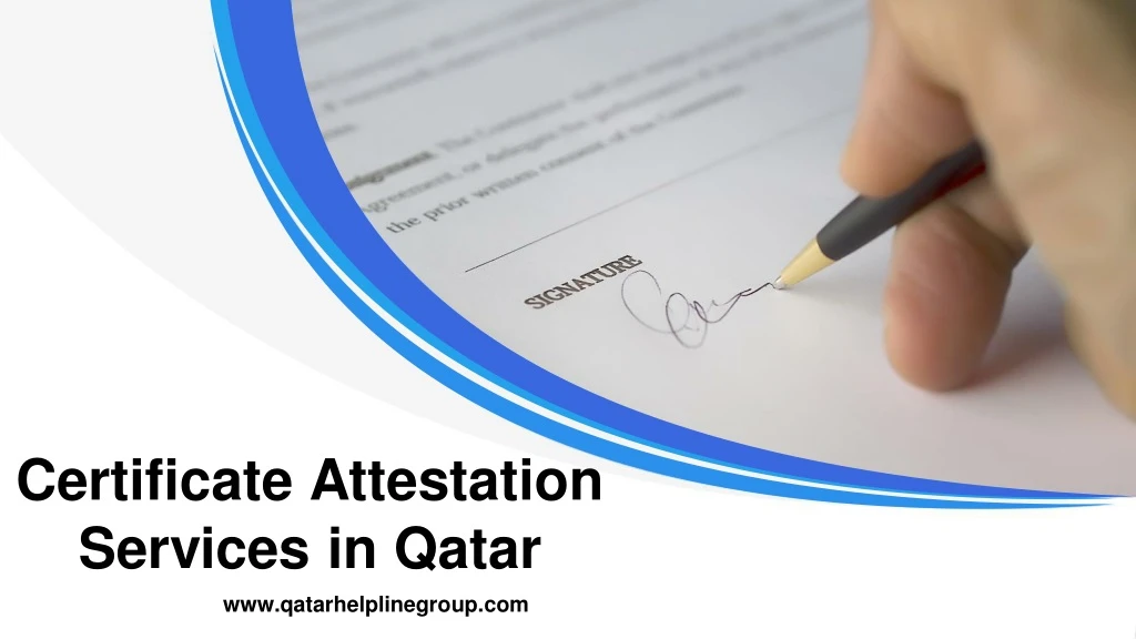 certificate attestation services in qatar