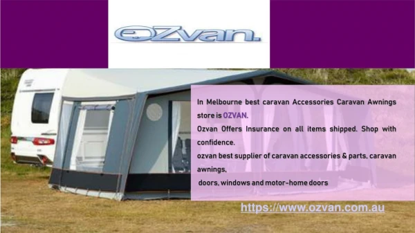 Best caravan awnings shop in Australia