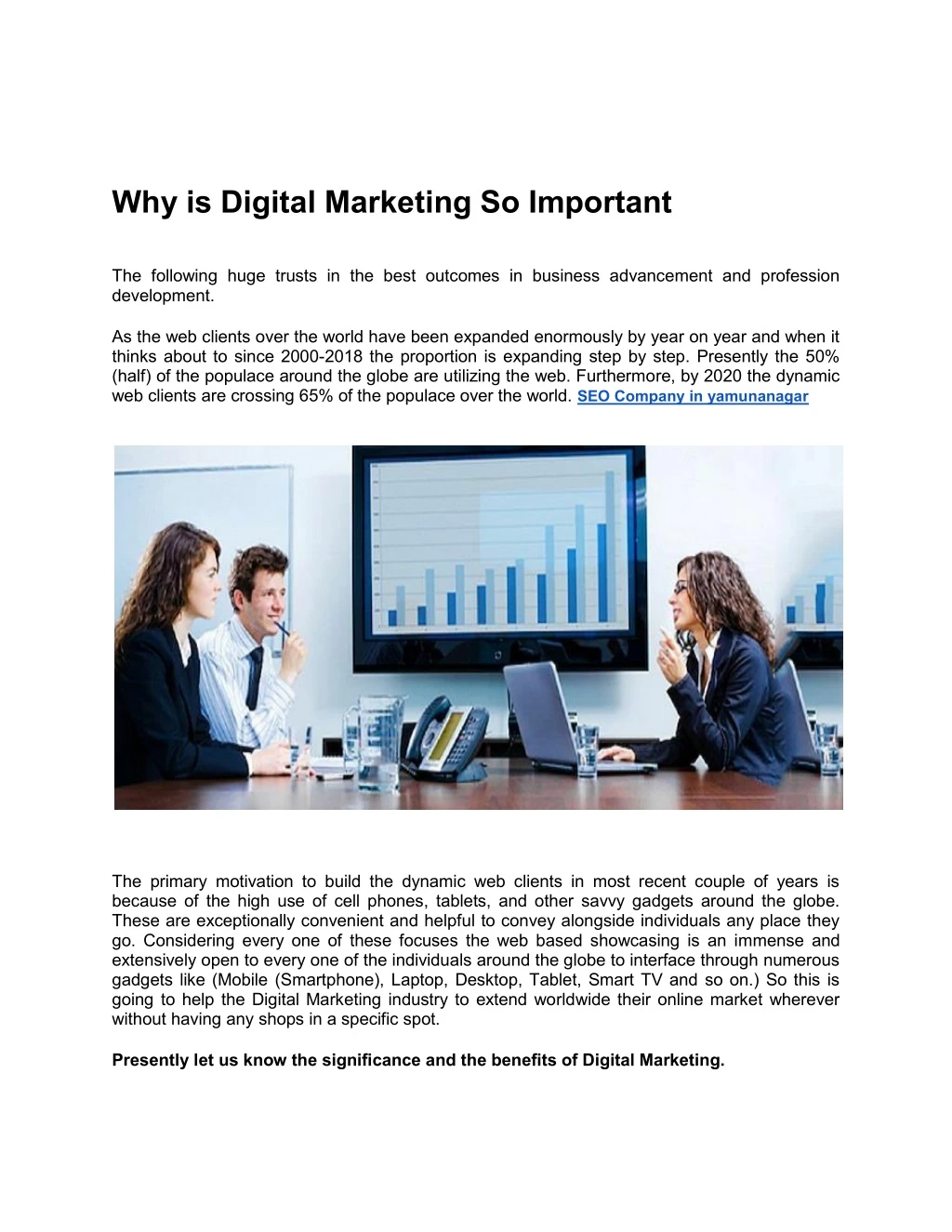 why is digital marketing so important