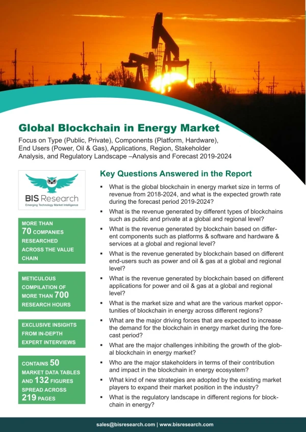 Blockchain in Energy Market Research 2014