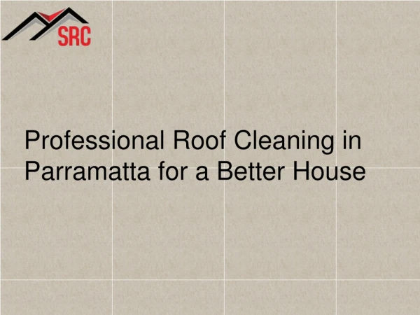 Roof Cleaning in Parramatta at Cheap Price
