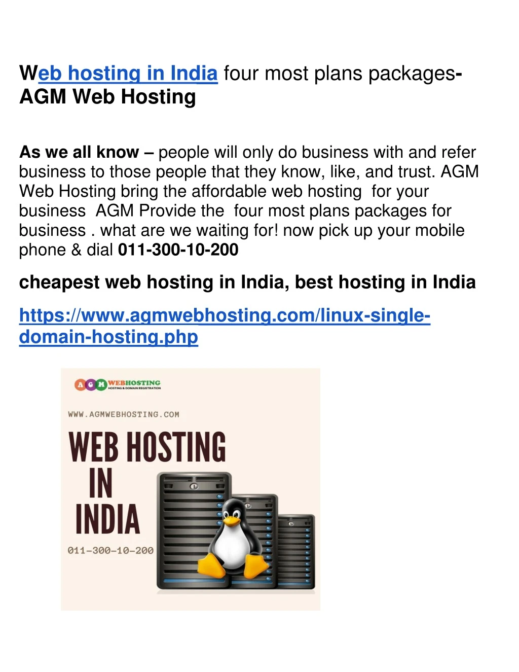 web hosting in india four most plans packages