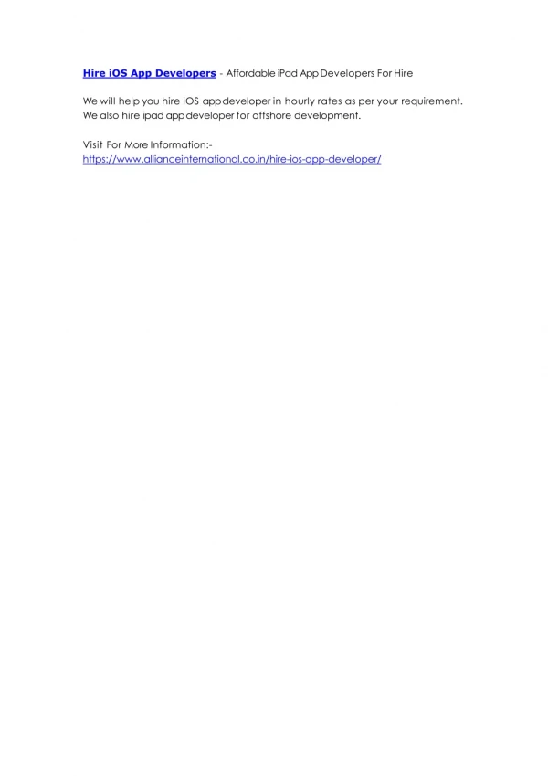 hire ios app developers affordable ipad