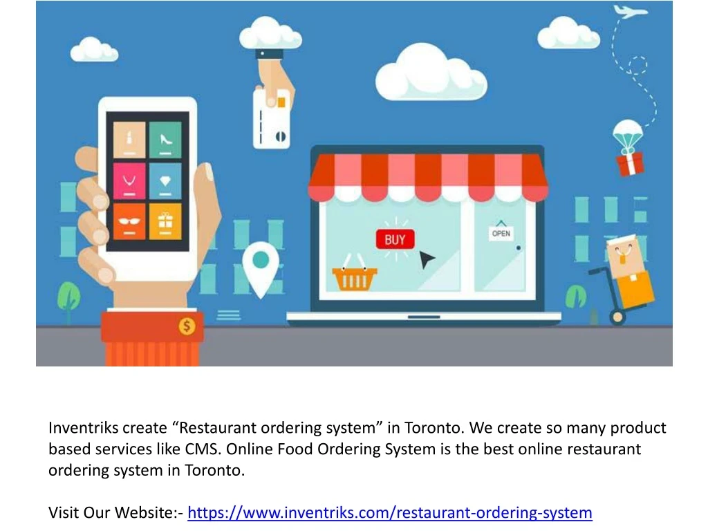 inventriks create restaurant ordering system