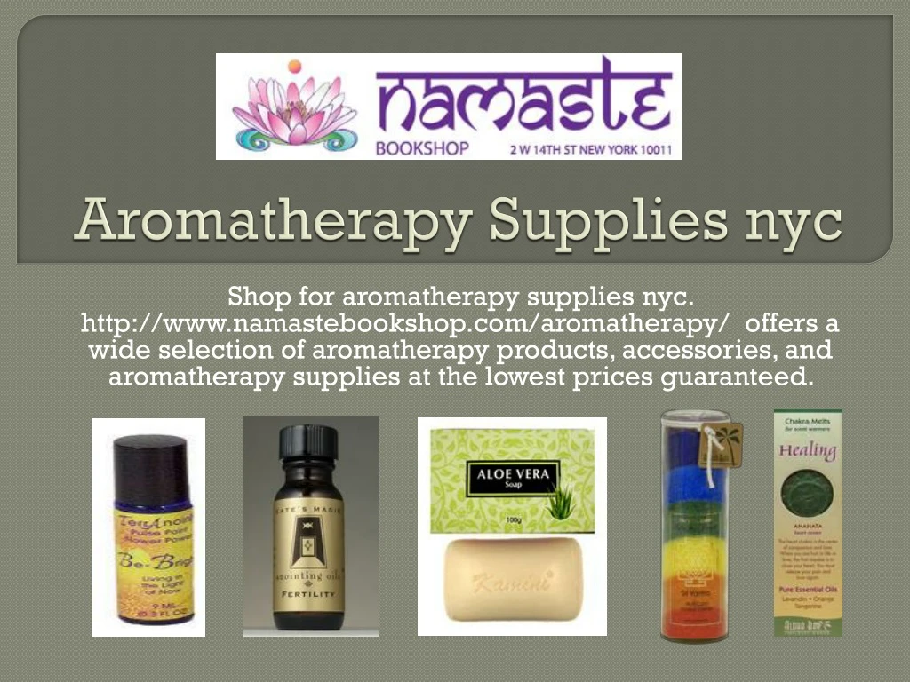 PPT Aromatherapy Supplies nyc PowerPoint Presentation, free download