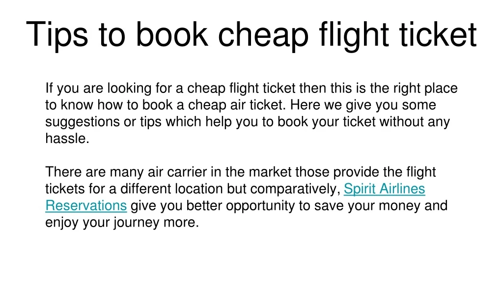 tips to book cheap flight ticket