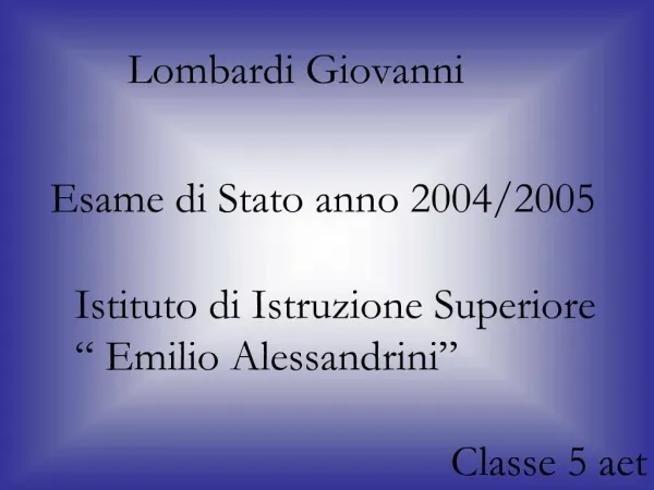 Lombardi Giovanni