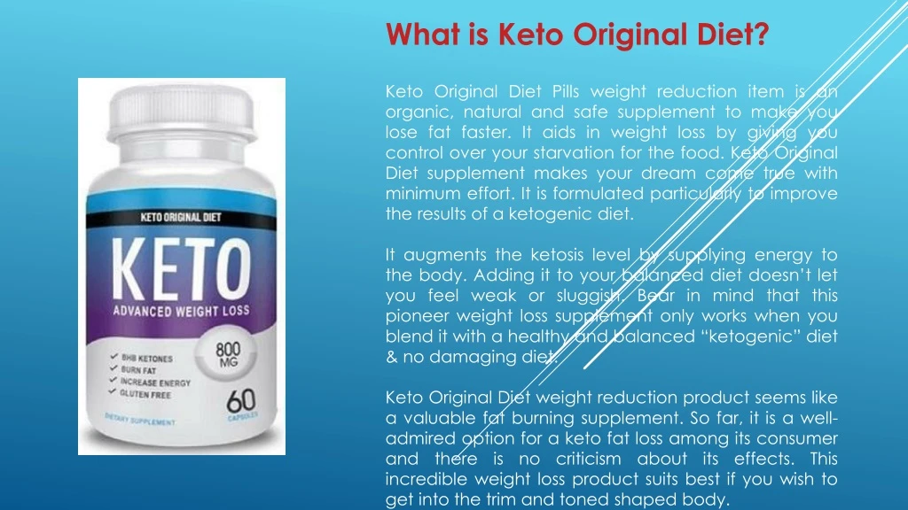 what is keto original diet