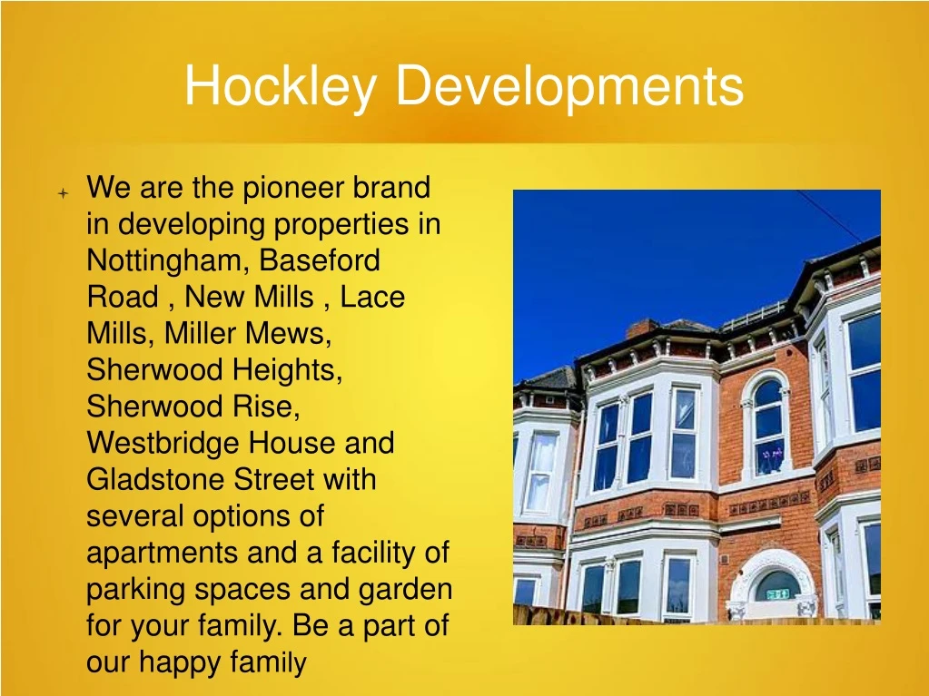 hockley developments
