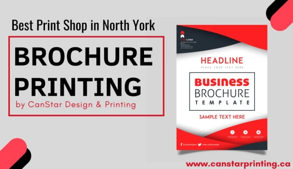 Brochure Printing Services by North York Print Shop