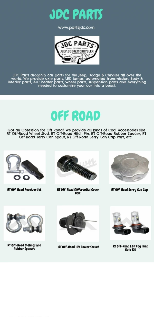 Off Road Jeep Parts and Accessories