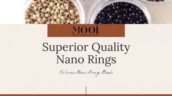 Superior Quality Nano Rings