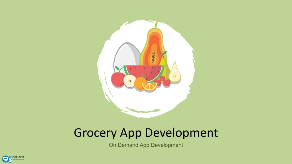 grocery app development on demand app development