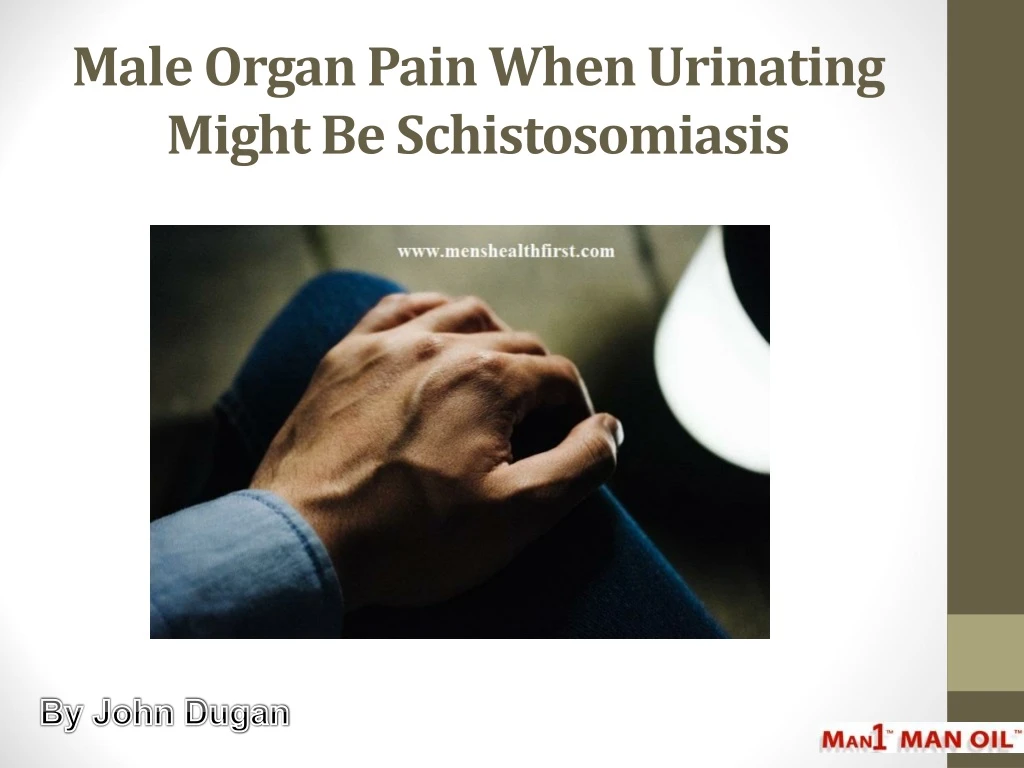 male organ pain when urinating might be schistosomiasis
