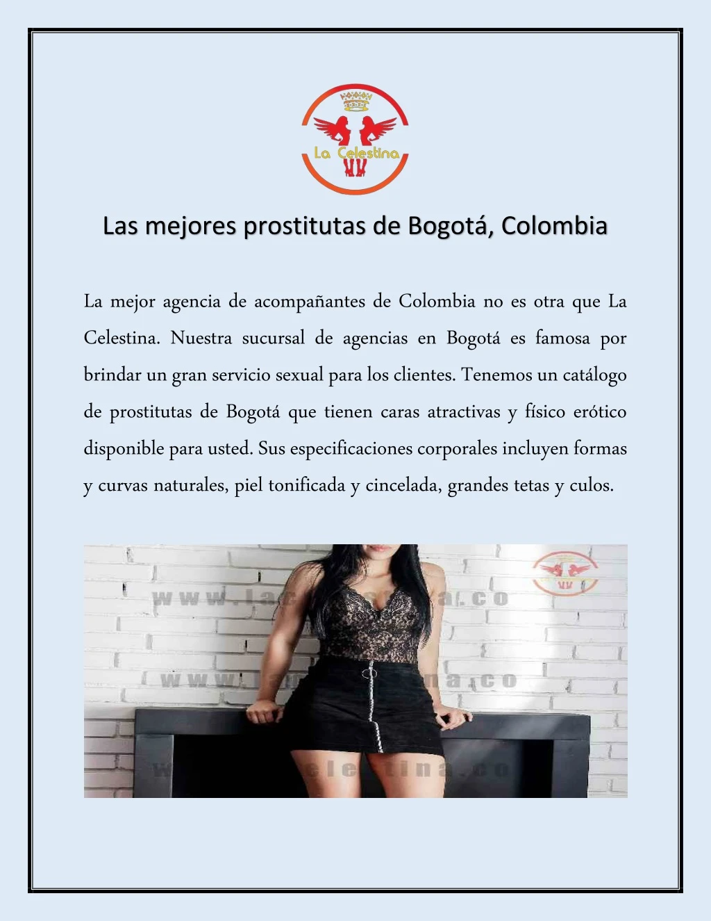 las mejores prostitutas de bogot colombia