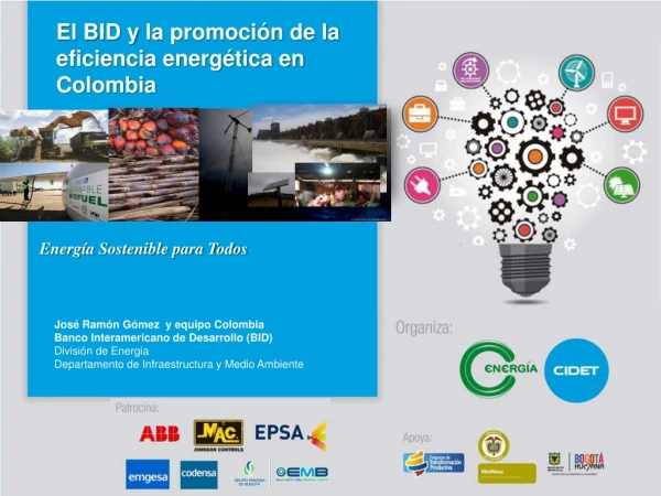El BID y la promoción de la eficiencia energética en Colombia