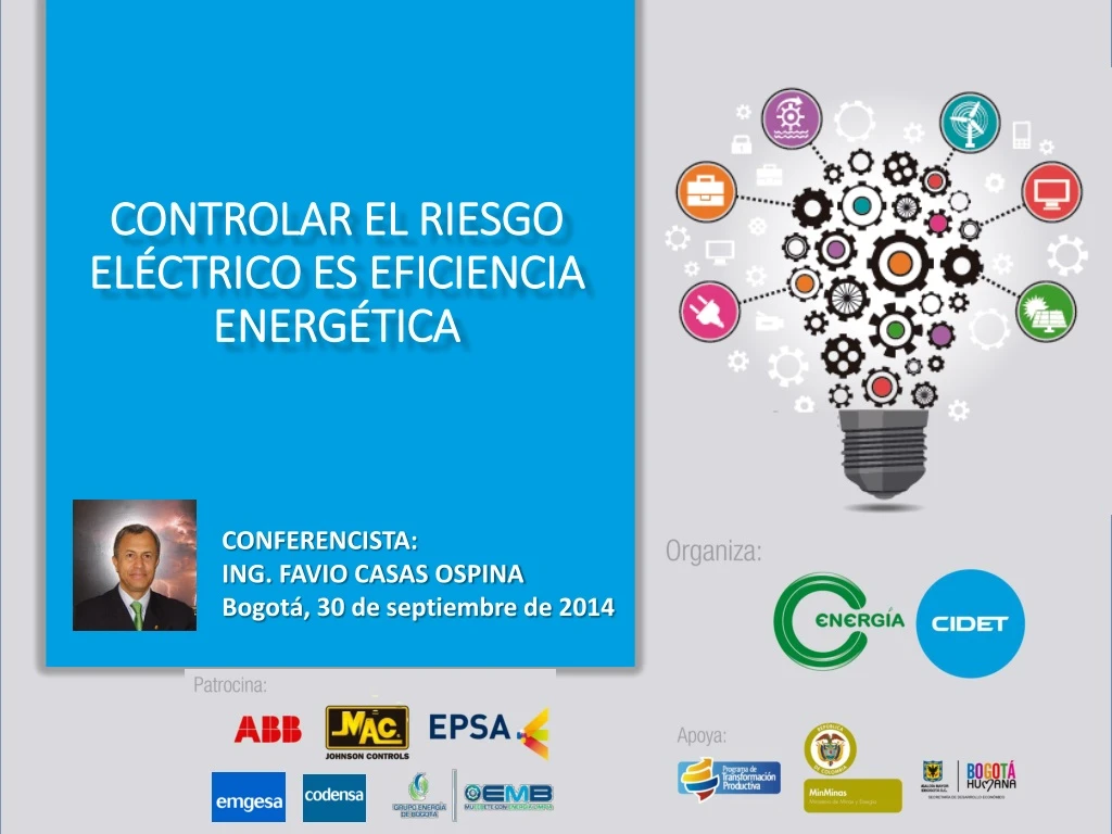 PPT Controlar el riesgo eléctrico es eficiencia energética PowerPoint